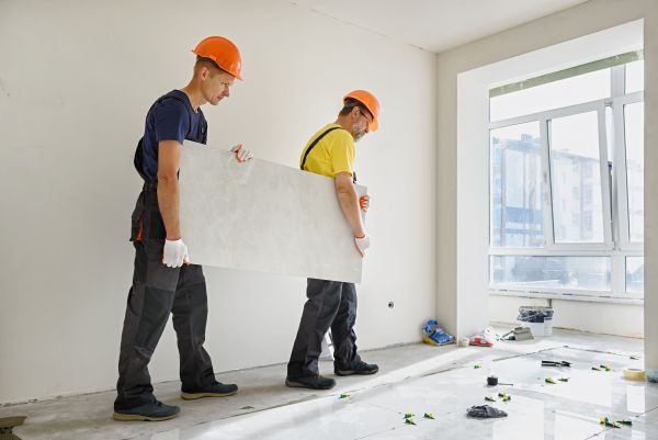 Large Tile Installation